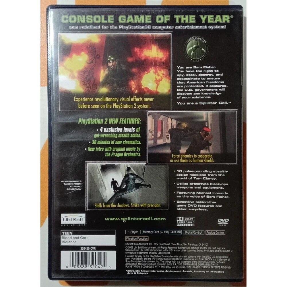 Tom Clancy's Splinter Cell (PS2)